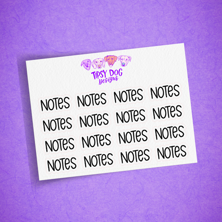 Notes