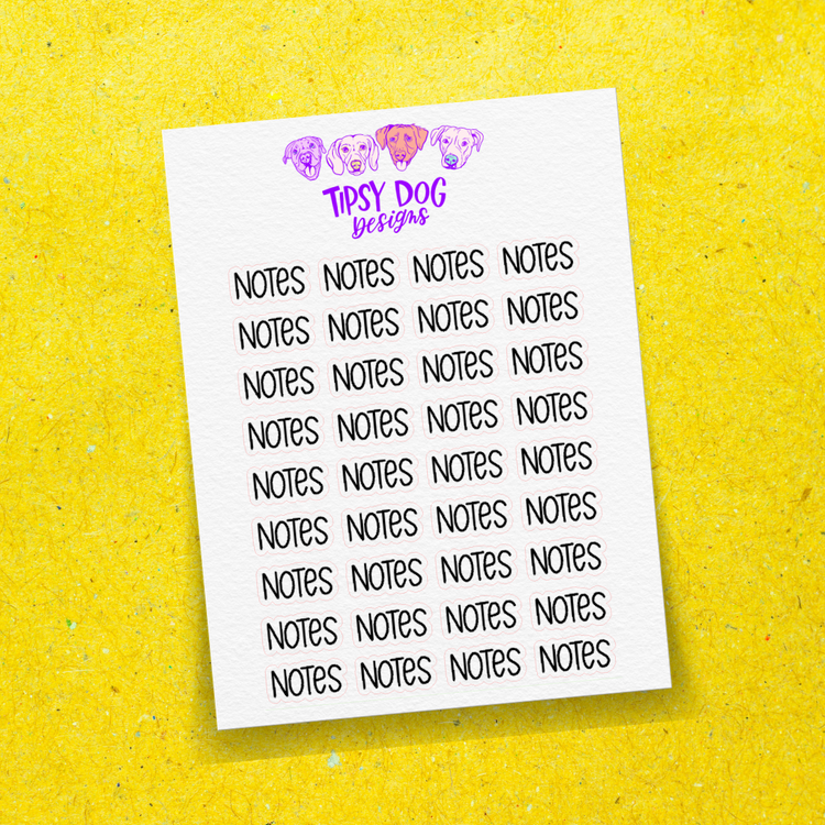 Notes