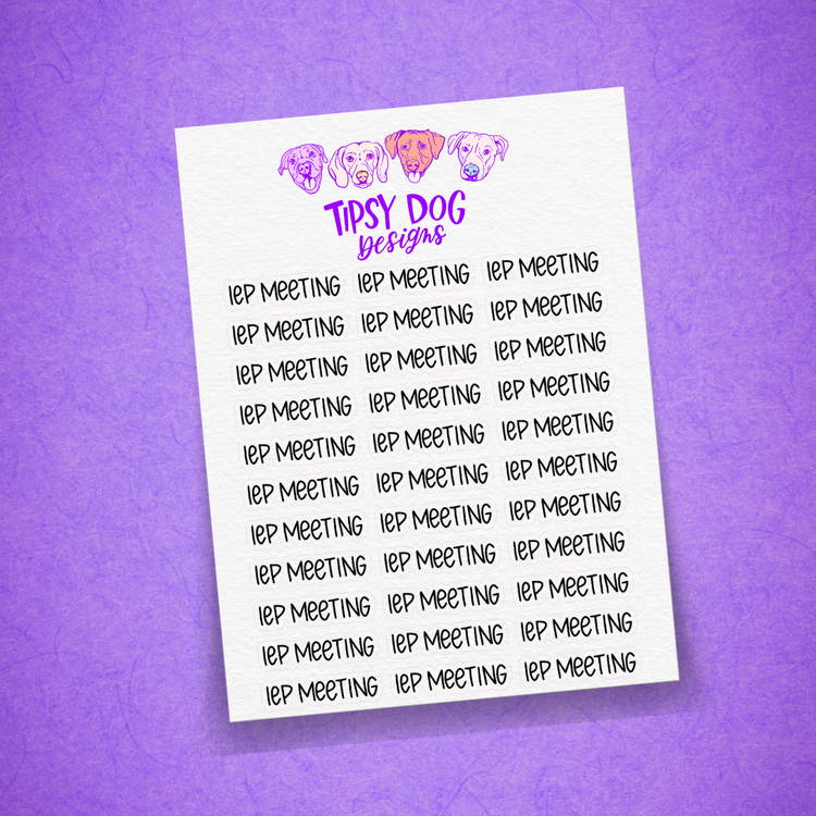 IEP Meeting