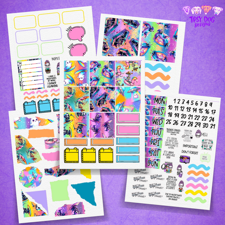 Death by Rainbows Weekly Kit 2025
